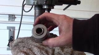 How To Remove Drill Press Chuck Rockwell Delta [upl. by Barber]