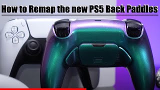 How to Remap The New PS5 Controller Back Paddles [upl. by Kieger]