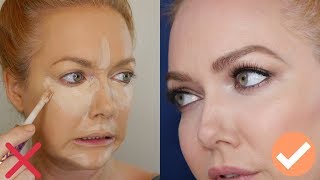 Over 35 40  Stop Doing Your Concealer Like A YouTuber  Tips  Tutorial from a Pro MUA [upl. by Nairrot]