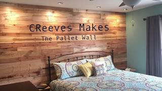 CReeves Makes The DIY Pallet Wood Wall ep007 [upl. by Bernadine989]