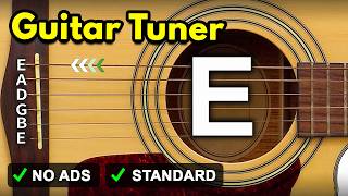 Guitar Tuner  Tune Standard Guitar Online  E A D G B E [upl. by Hemminger]