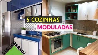 Inspire se com essas 5 COZINHAS moduladas  LEROY MERLIN [upl. by Shari]