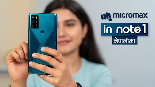 Micromax In Note 1 Full Review नेपालीमा [upl. by Nnylhtak]