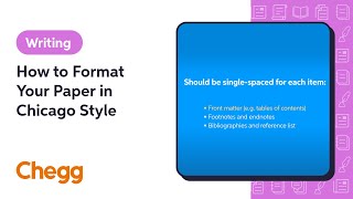 How to Format Your Paper in Chicago Style  Chegg [upl. by Takara]