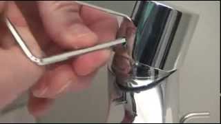 Hansgrohe Technical Tip How to exchange a ceramic cartridge [upl. by Otrevogir]