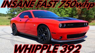 I Review A INSANE 750whp Whipple Supercharged Challenger 392 [upl. by Nytsyrk]