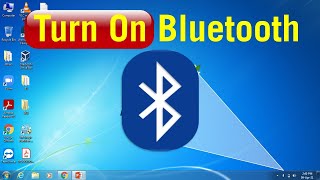 How to turn on bluetooth on windows 7 [upl. by Ahsetel]