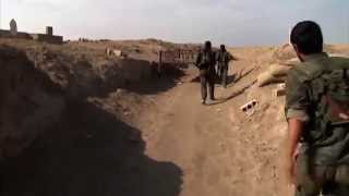 RAW Kurds battle ISIS [upl. by Adlare703]