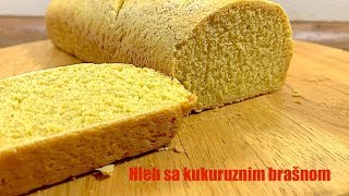 Hleb sa Kukuruznim Brašnom  Corn Bread Recipe  CooKing Recepti [upl. by Dominy265]