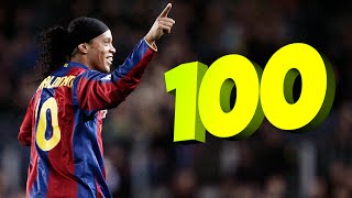 Top 100 Goals Scored By Legendary Football Players [upl. by Mireielle]