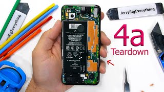 Google Pixel 4a Teardown  its a tricky little guy [upl. by Neruat]