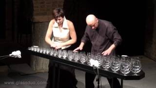 J S Bach  Toccata and Fugue in D minor on the glass harp музыкальные бокалы [upl. by Ytirahs220]