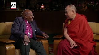 Dalai Lama and Archbishop Desmond Tutu embark on Mission Joy [upl. by Layne]