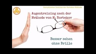 AUGENTRAINING nach Norbekov Methode Vollversion aus dem Buch quotESELSWEISHEITquot [upl. by Noeruat]