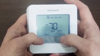 How to Program a Honeywell T4 Thermostat [upl. by Azer]