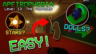 HOW TO ESCAPE Level 13 The Funrooms in Apeirophobia ROBLOX [upl. by Aetnahs]