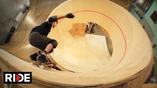 Tony Hawk Skates First Downward Spiral Loop  BTS [upl. by Legnalos]