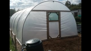 DPlant Horticulture how to build and cover a polytunnel [upl. by Ladin]