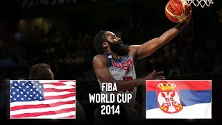 USA 🇺🇸 vs Serbia 🇷🇸  FIBA Basketball World Cup 2014 Final [upl. by Yenettirb918]