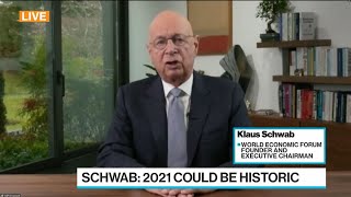 WEF Founder Schwab on Pandemic Recovery Inequality Climate [upl. by Sharyl]