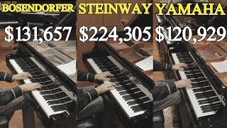 Can You Hear The Difference Between a Steinway Yamaha and Bosendorfer [upl. by Zimmermann]