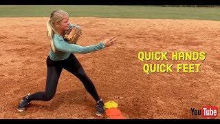 Quick Hands Quick Feet Infield Drill [upl. by Albertine892]