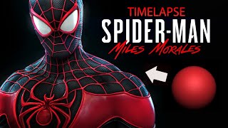 Marvels SpiderMan PS4 Statue Painting  Crafty Art SpiderMan [upl. by Thanasi]