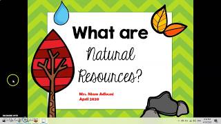 Natural Resources for kids [upl. by Esilrac]