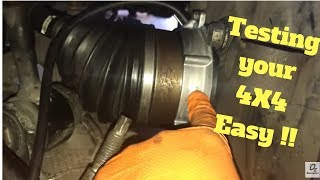 DIY How to test 4WD vacuum actuator [upl. by Todd]