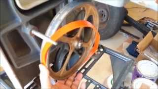 How to Replace Band Saw Tires [upl. by Manfred]