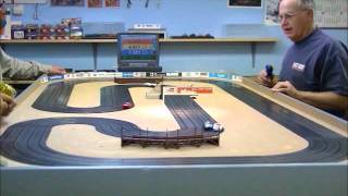 HO Slot Car Racing at Scotts Aurora Raceway [upl. by Eilasor1]