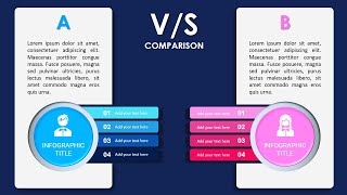 Comparison Slide in PowerPoint [upl. by Kcirddahc]