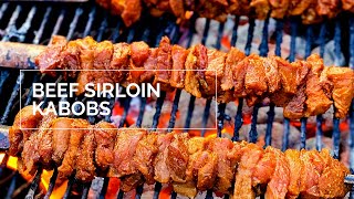 Beef Sirloin Kabobs Recipe [upl. by Skipper]