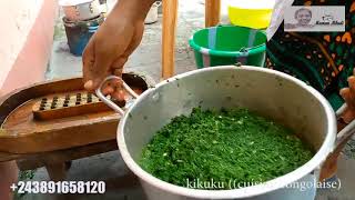 Cuisine congolaise Maman Mbudi a lambi pondu ya mosaka [upl. by Sirej661]