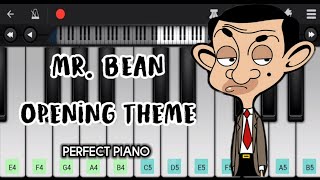 Mr Bean Animated Opening Theme • Perfect Piano Cover • Tutorial • How to Play [upl. by Niemad]