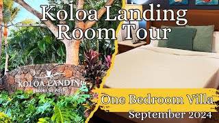 KOLOA LANDING ROOM TOUR LUXURY HOTEL 1 Bedroom VillA  Poipu Kauai [upl. by Negyam]