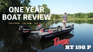 Ranger Aluminum Boats RT 198 P One Year Boat Review [upl. by Dorian]