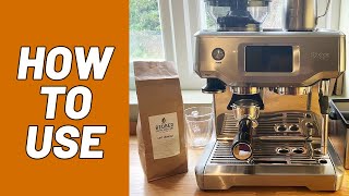 How to Use The Sage Barista Touch Coffee Machine amp 3 Top Tips [upl. by Anilad776]