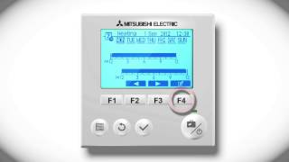 Mitsubishi Electric Ecodan FTC5 FTC4 amp FTC3  Programming hot water and heating timings [upl. by Ariayek]