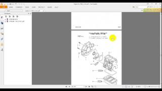 TAKEUCHI EXCAVATOR TB016 Parts Manual 1 [upl. by Sinoda]