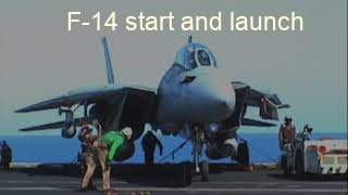 F14 start and launch [upl. by Chuch768]