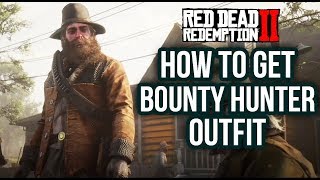 Red Dead Redemption 2  How To Get The Bounty Hunter Outfit 1416 Trapper Outfits Location Guide [upl. by Hsekar]