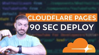 Cloudflare Pages Tutorial  Deploy Your Static Site in 90 Seconds [upl. by Wagner]