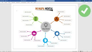 Mapa mental en Word [upl. by Beaumont]