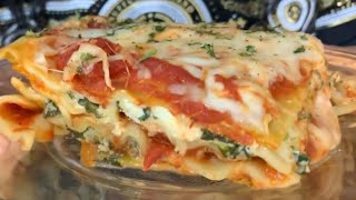 Delicious Spinach Lasagna Recipe [upl. by Bilek615]