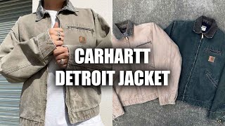 Carhartt Detroit Jacket Review How To Style amp Sizing [upl. by Acenes]