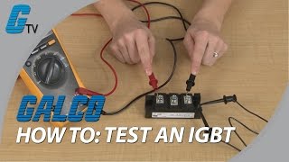 How to test an IGBT with a Multimeter [upl. by Missak]