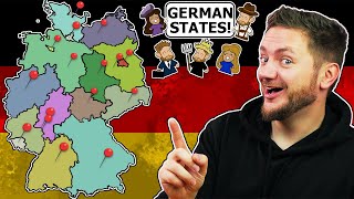 Every GERMAN State Explained Pronunciation amp Bundesländer [upl. by Haeel]