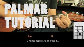 Caloncho  Palmar UKULELE Tutorial Acordes HD [upl. by Ida228]