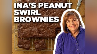 Ina Gartens Peanut Swirl Brownies  Barefoot Contessa  Food Network [upl. by Urson354]